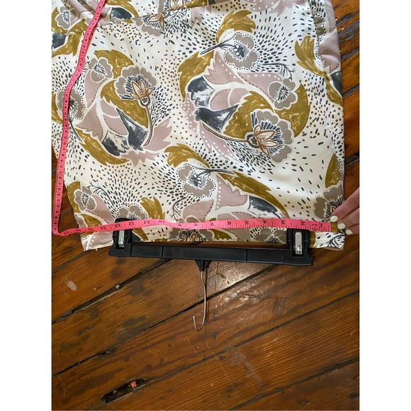 Free People (x Resolve) Pebble Fate CREPE MAXI SKIRT Paisley, Sz 12, MSRP $128 - Picture 9 of 13